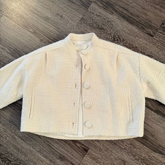 Rebecca Taylor Winter Tweed Crop Jacket - Picture 3 of 10